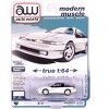 1991 Eagle Talon TSi Bright White with Black Top "Modern Muscle" Series 1/64 Diecast Model Cars by Auto World - 4 of 4