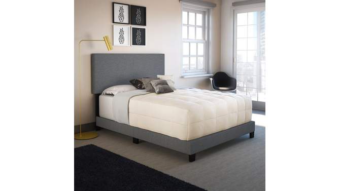 Monroe Linen Upholstered Platform Bed Frame - Eco Dream, 2 of 9, play video