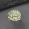 Ross-Simons 5.00 Carat Prasiolite and 2.30 ct. t.w. Peridot Ring With White Topaz in Sterling Silver - 4 of 4
