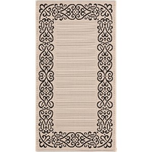 Courtyard CY1588 UV & Stain Resistant Non-Shedding Power Loomed Indoor/Outdoor Rugs - Safavieh - 1 of 4