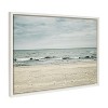Kate and Laurel Sylvie Beach 2 Framed Canvas by Emiko and Mark Franzen of F2Images, 18x24, White - 2 of 4