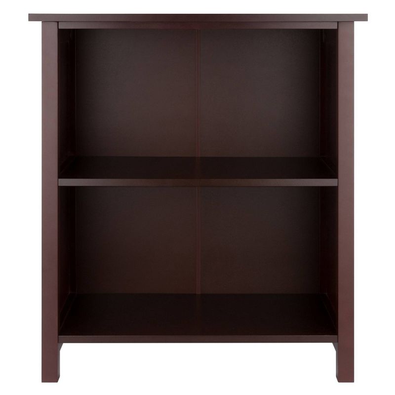 30&#34; 3 Tier Milan Storage Shelf or Bookshelf Medium Walnut - Winsome, 3 of 10