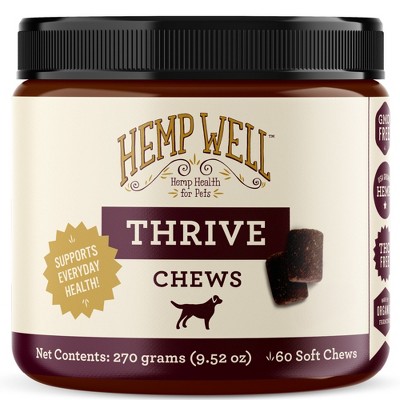 Hemp Well Thrive Dog Soft Chews – Your Dog's Daily Wellness Alternative