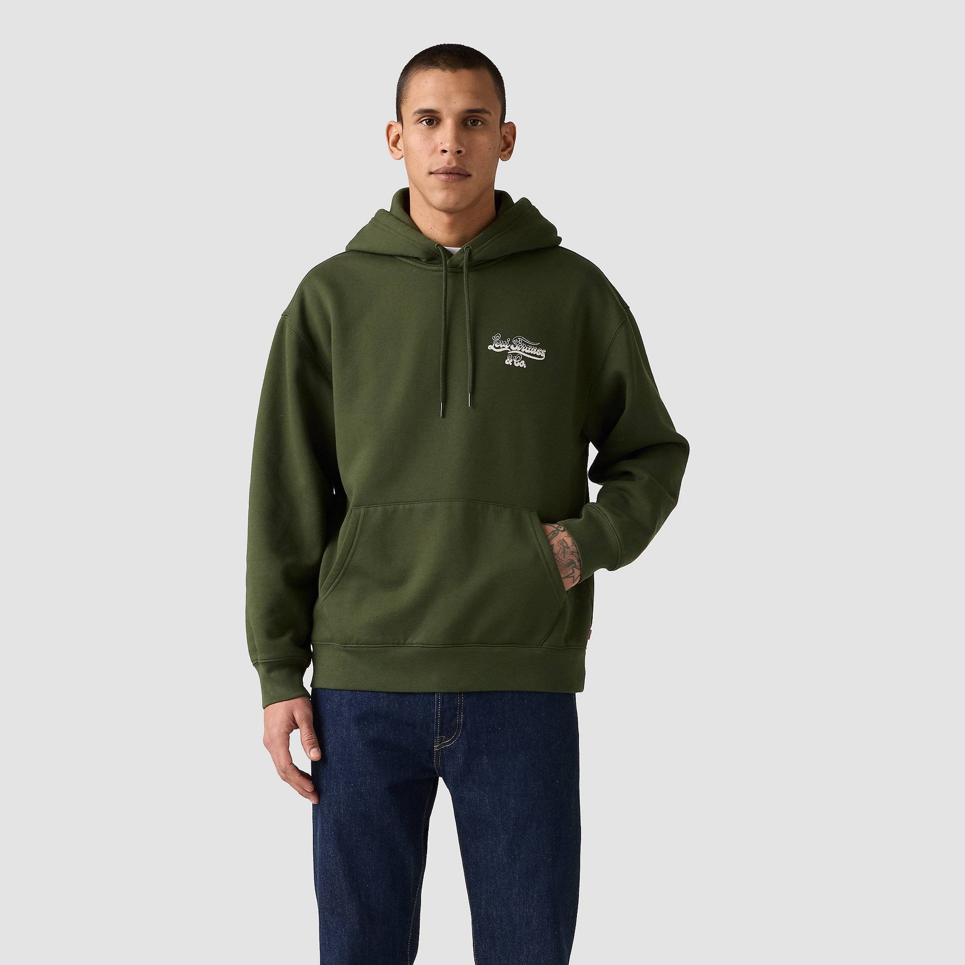 Levi's® Men's Relaxed Fit Pullover Hoodie Sweatshirt - Wild West Duffel