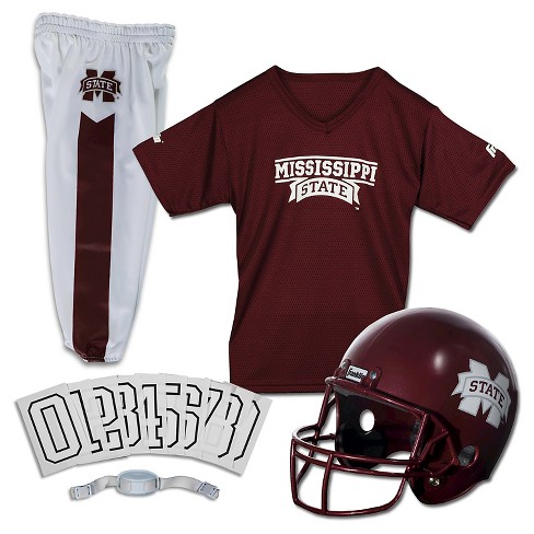 Ncaa Mississippi State Bulldogs Deluxe Football Uniform Set : Target