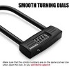 Bike Combination U Lock, Heavy Duty Bike Combination U Lock Paddle Lock for Bicycle Electric - 2 of 4