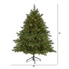 Nearly Natural 6-ft Wyoming Mixed Pine Artificial Christmas Tree with 450 Clear Lights and 1090 Bendable Branches - 2 of 4