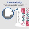 Avery Printable Arched Place Cards with Sure Feed Technology, 2-1/16" x 3-3/4", White, 100 Blank Tent Cards for Laser or Inkjet Printers (35700) - 4 of 4