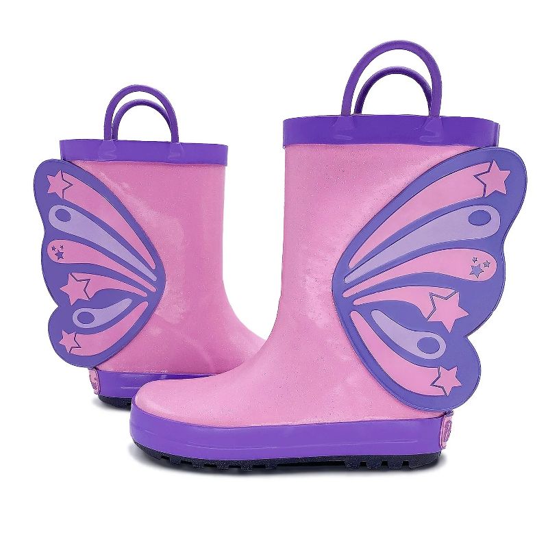 Bixbee Butterflyer Rain Boots - Rain Boots for Boys Girls Waterproof Toddler Rain Boots, 2 of 8