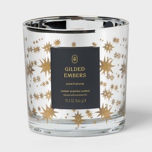 Wooden Wick Jar Candle 19.3oz - Threshold™ - 1 of 4