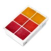 Host Ice Cube Tray with Lid, Makes 6 Large 2" Cubes, Durable Silicone Trays, Perfect for Cocktails, Beverages, Iced Coffee, Set of 1, Marble - 4 of 4