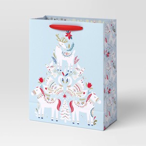 Cozy Christmas XL Cub Scandinavian Horses - Wondershop™ - 1 of 3