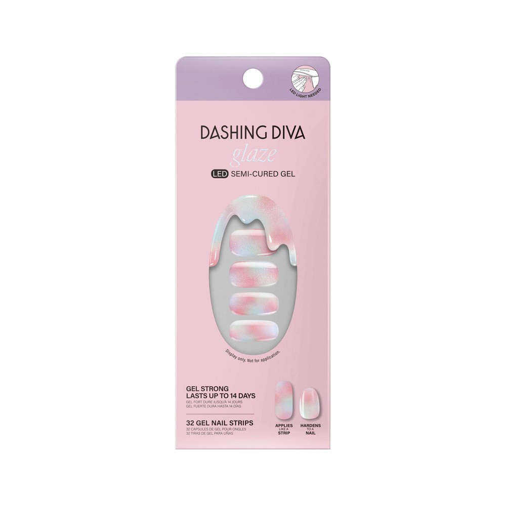 Photos - Manicure Cosmetics Dashing Diva Glaze Nail Art - Siren Eyes - 32ct