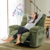 TROPOW Rocking Recliner Chair,360° Swivel,30° Rocking,135° Tilt,Chenille Upholstery,Q235 Steel Frame Glider Nursery Chair for Small Spaces - 2 of 4