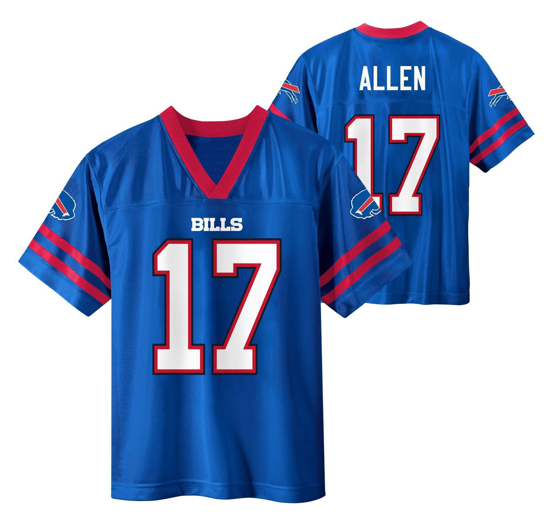 NFL Buffalo Bills Josh Allen Boys' Short Sleeve Jersey - L