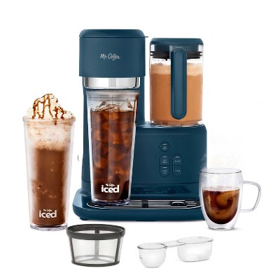 Mr. Coffee Frappe Hot and Cold Single-Serve Coffeemaker - Navy
