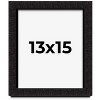 PosterPalooza | Modern Shadow Box 1" Depth Black Picture Frame - UV Acrylic, Backing, Hanging Hardware - 2 of 4