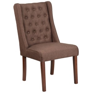 Hercules Tufted Parsons Chair Brown - Riverstone Furniture