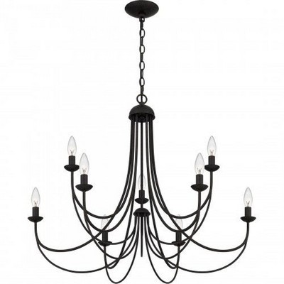 Imperial Bronze 9-Light Candelabra Chandelier