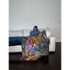 Dawhud Direct 50" x 60" Colorful Dean Russo Bulldog Fleece Throw Blanket for Women, Men and Kids - image 2 of 4