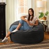 Jaxx 4 Foot Saxx - Large Round Bean Bag Chair for Adults - Lush Velvet - 3 of 4