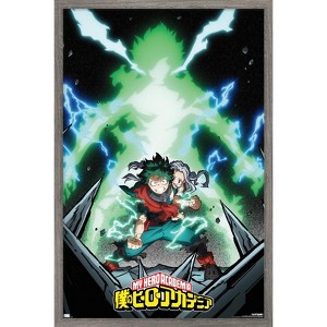 Trends International My Hero Academia: Season 4 - Deku Visual Framed Wall Poster Prints - 1 of 4