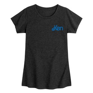 Girls' - Barbie - Ken Emotion Grid Fitted Short Sleeve Graphic T-Shirt - 1 of 4