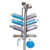 iDesign Shower Caddy - Bottle Organizer with Slanted Shelves - Black - 3 of 4