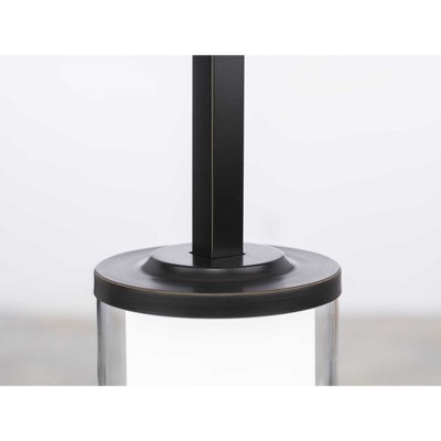 Coastal Elegance Brushed Nickel Mini-Pendant with Clear Glass Shade
