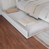 AFI Furnishings AFI Twin XL Solid Wood Mid-Century Modern Trundle in White - 3 of 4