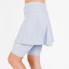 Calypsa Women's Flared Mid-Thigh Swim Skirt With Bike Shorts - 2 of 4
