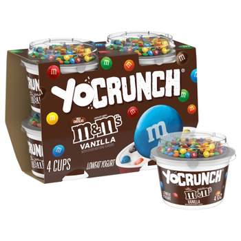 YoCrunch Low Fat Vanilla with M&Ms Yogurt - 4ct/4oz Cups