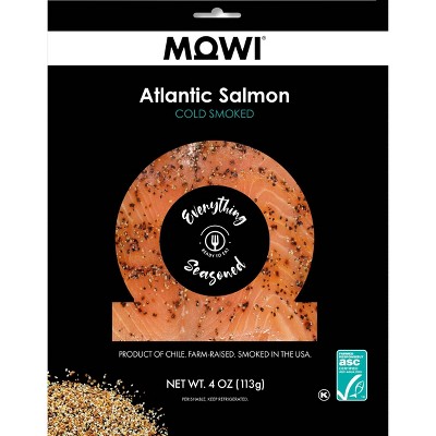 MOWI Everything Seasoning Cold Smoked Atlantic Salmon - 4oz