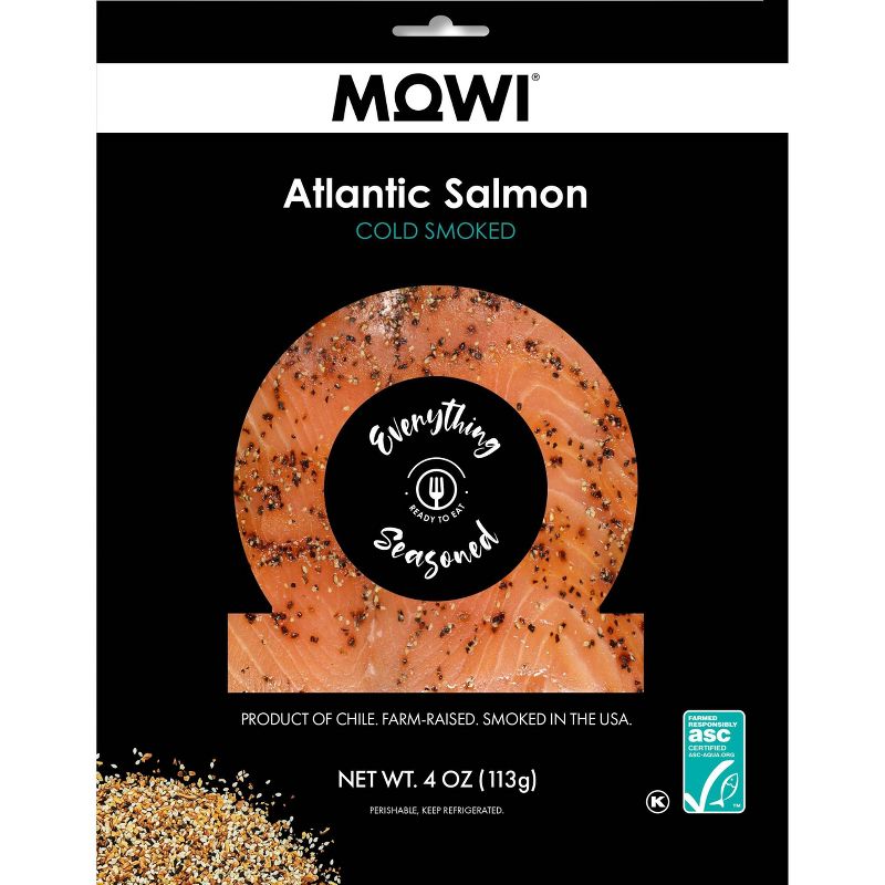 MOWI Everything Seasoning Cold Smoked Atlantic Salmon - 4oz, 1 of 5