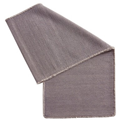 Split P Frayed Edge Lavender Table Runner 72