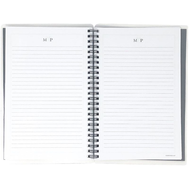 Undated Kahootie Co. 5.5" x 8.5" Meal Planner White (ITKMEALW), 4 of 6
