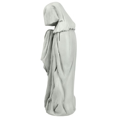 Medium Gray Resin French Pleurant Weeper Statue