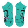 Universal Monsters Chibi Monsters Women's 5-Pair Ankle Socks - 3 of 4