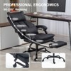 155° Reclining Office Chair Ergonomic Gaming Chair with Footrest - 3 of 4