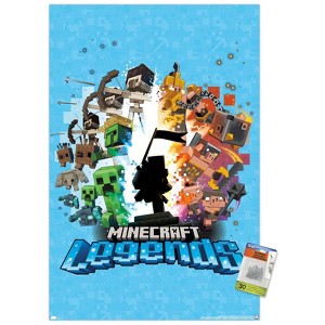Trends International Minecraft: Legends - Blue Unframed Wall Poster Prints - 1 of 4
