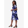 Jessica London Women's Plus Size Stretch Knit A-Line Dress - 4 of 4
