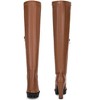 Perphy Women's Block Heels Over the Knee High Platform Boots - 3 of 4