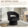 Velvet Swivel Barrel Chair, Modern 360° Rotation Accent Armchair for Living Room, Bedroom & Reception Room - 2 of 4
