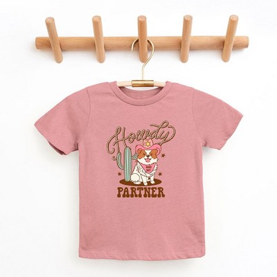 The Juniper Shop Howdy Partner Dog Youth Short Sleeve Tee