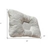 HomeRoots Cotton Latex Foam And Wool Firm Hypoallergenic Queen Size Bed Pillow - 3 of 4