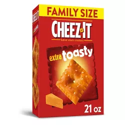 Cheez-It Extra Toasty Family Size Cheese Crackers - 21oz