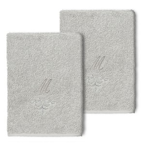 Linum Home Textiles 100% Turkish Cotton MONICA 2PC Embellished Washcloth Set - 1 of 1