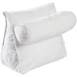 Cheer Collection Wedge Shaped Reading and TV Pillow with Adjustable Bolster