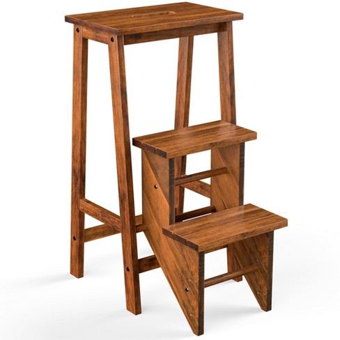 Folding ladder stool hot sale