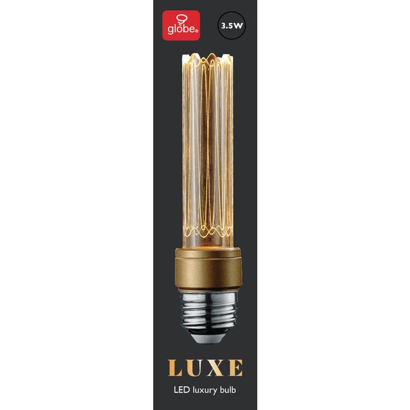 Globe Electric Luxe E26 E26 (Medium) Filament LED Bulb Warm White 40 Watt Equivalence 1 pk, 1 of 4